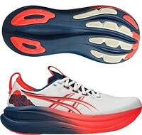 Asics Gel Nimbus 28 White / Red / Blue