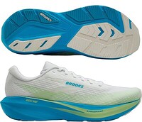 Brooks Ghost Amp White / Blue / Green